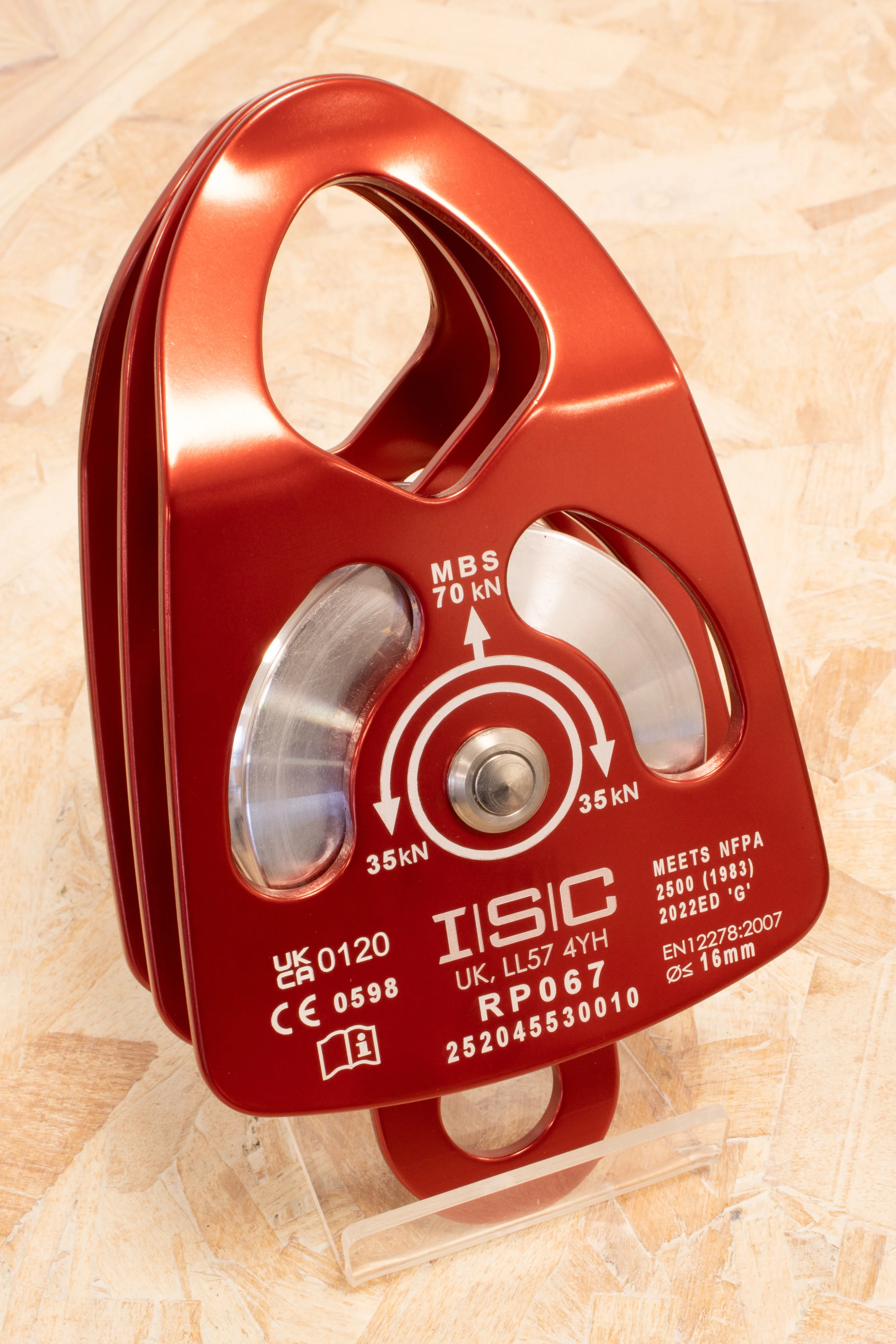 ISC - Double Prussik Pulley - Aluminium - Image 3