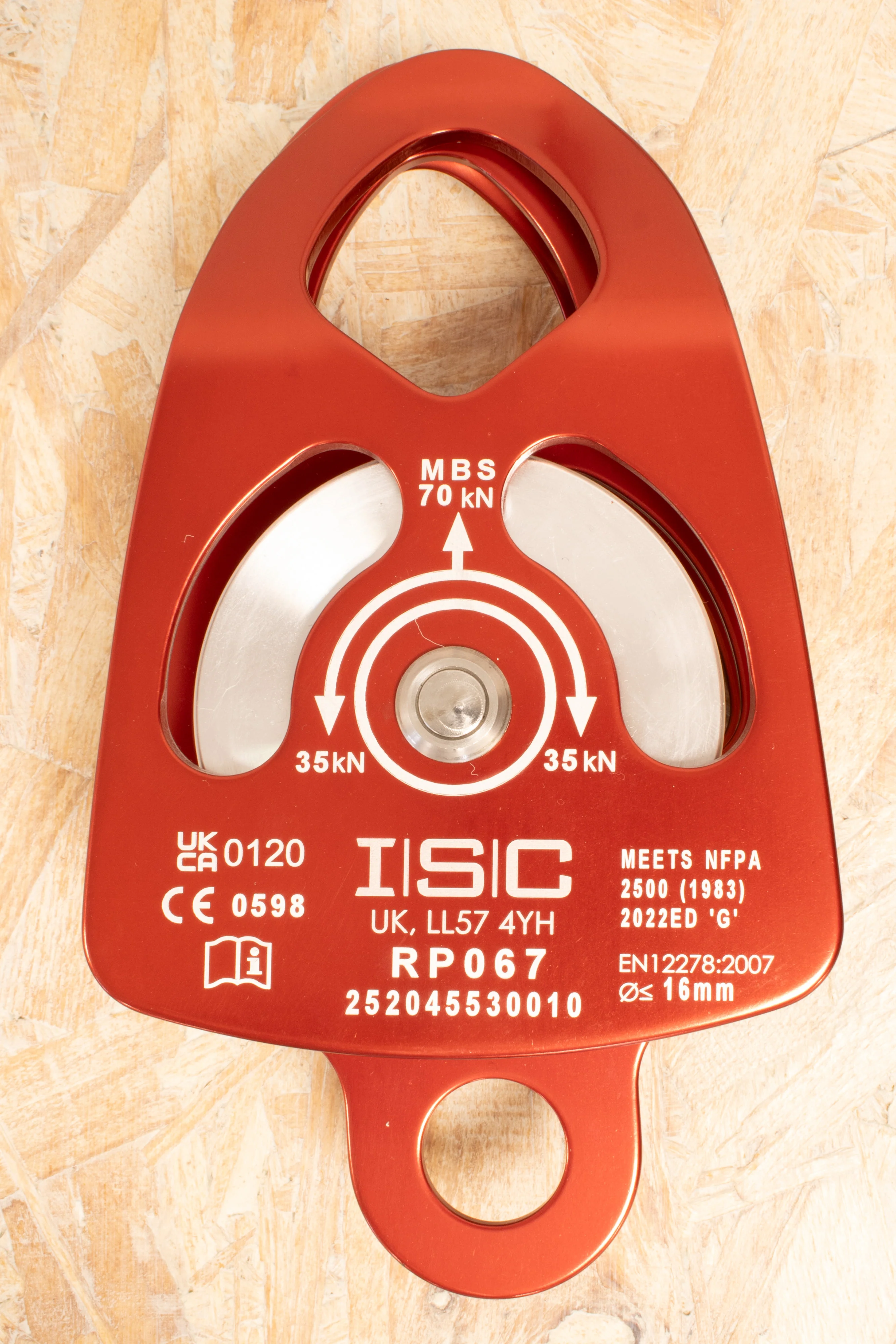 ISC - Double Prussik Pulley - Aluminium - Image 7