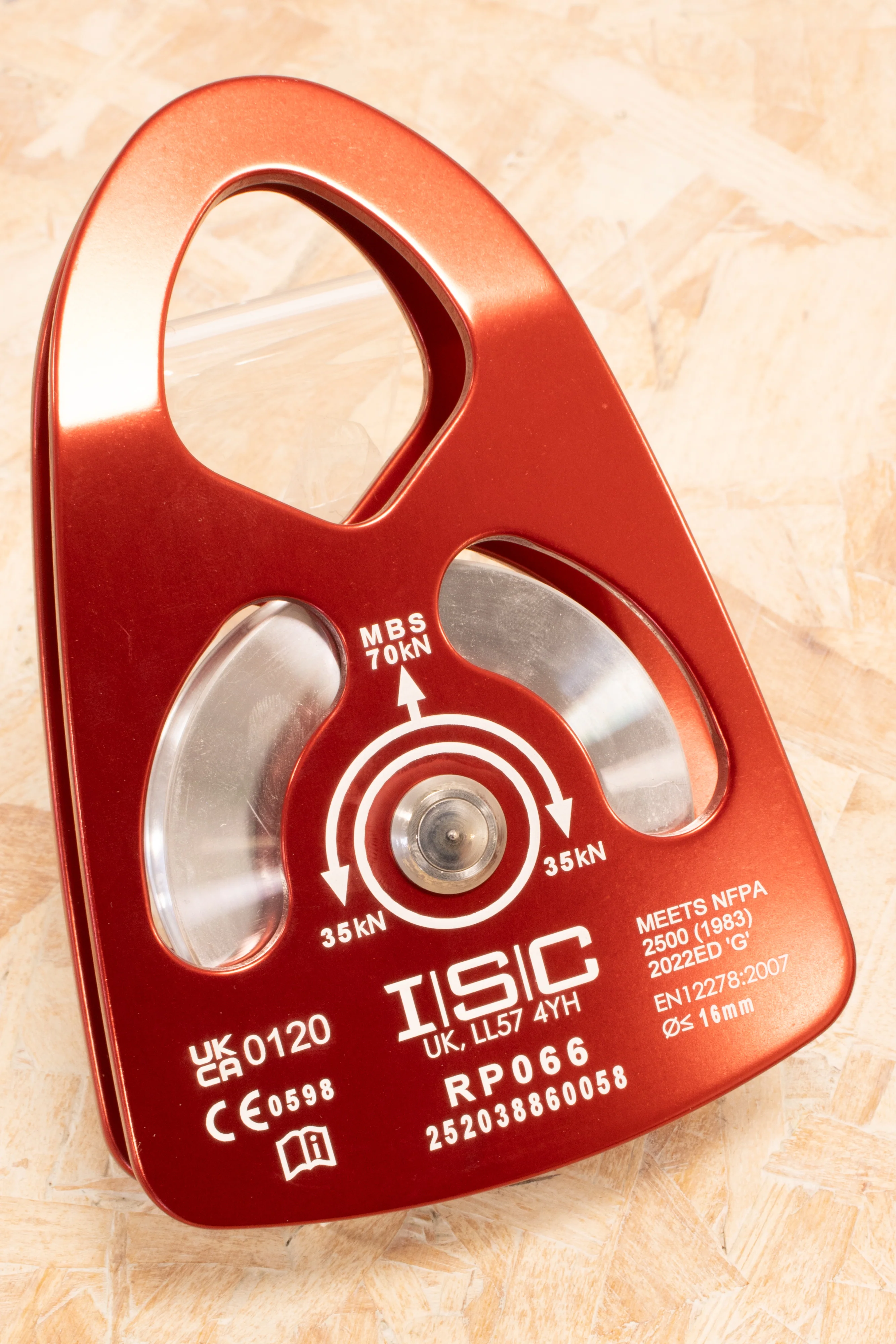 ISC - Single Prussik Pulley - Aluminium - Image 2