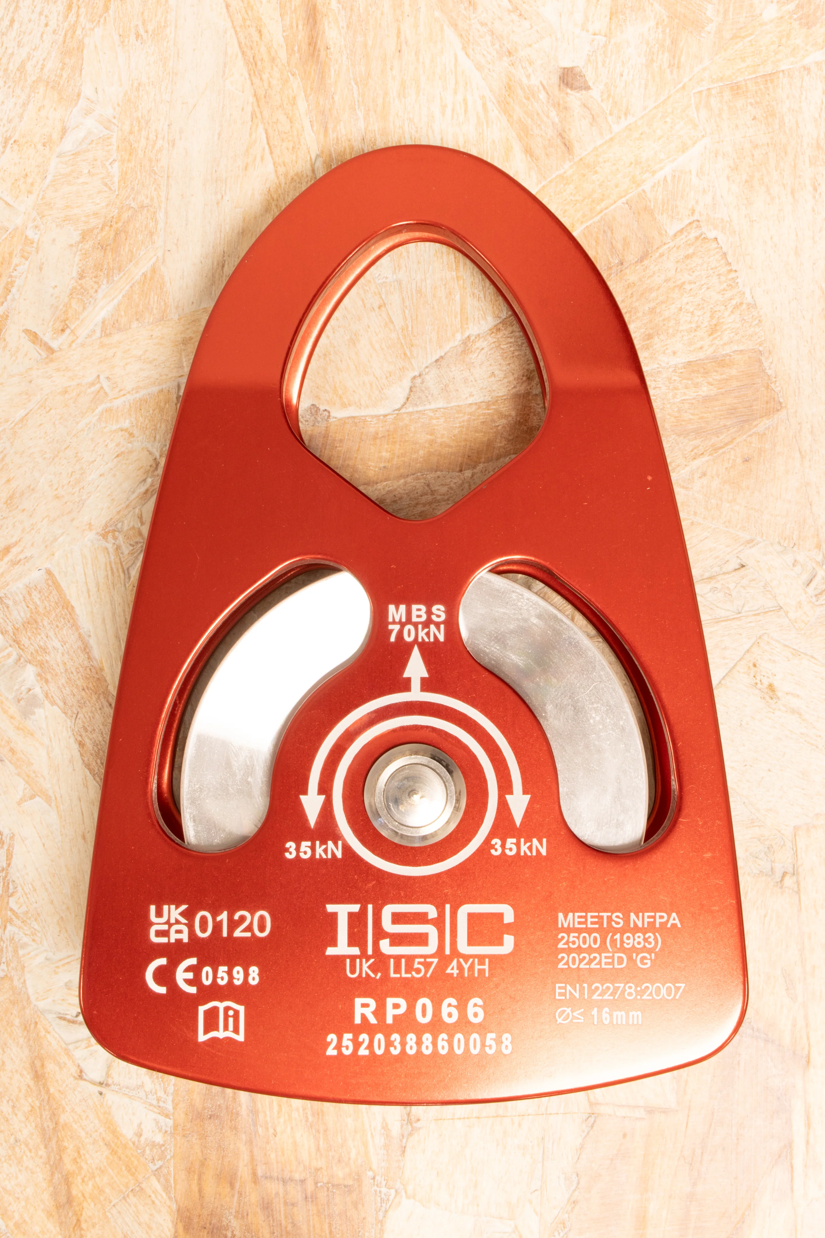 ISC - Single Prussik Pulley - Aluminium - Image 6