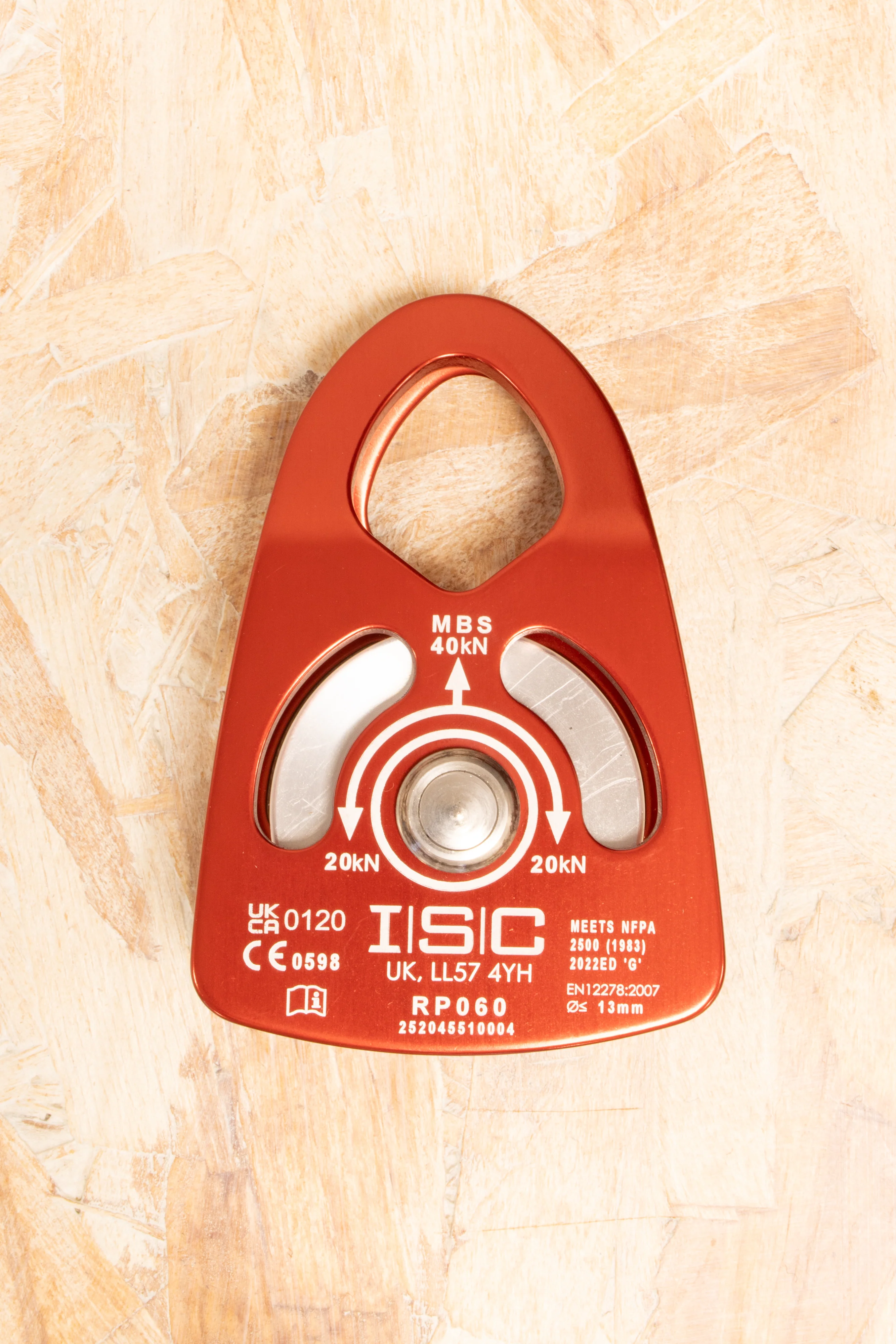 ISC - Single Prussik Pulley - Aluminium - Image 8